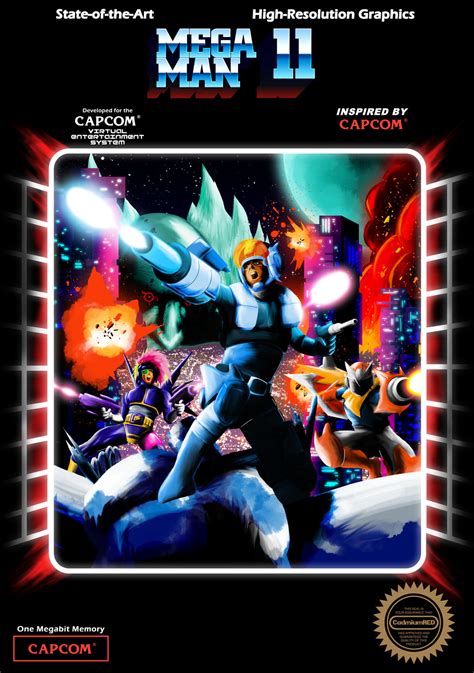 bad box art megaman|shadow box artwork.
